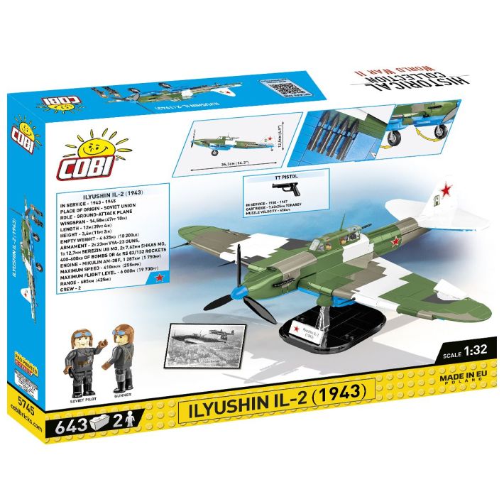 Ilyushin IL 2 1943 COBI 5745 Aircraft Cobi.eu